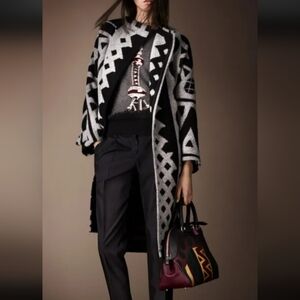 Burberry Prorsum Wool And Cashmere Blanket Coat